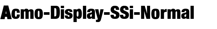 Acmo Display SSi Normal.ttf