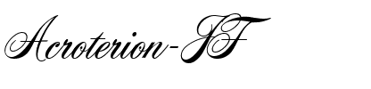 Acroterion JF Regular.ttf