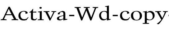 Activa Wd Regular.ttf