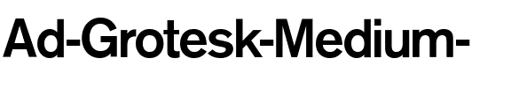 Sh Ad Grotesk Medium Regular.ttf