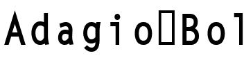 Adagio Bold.ttf