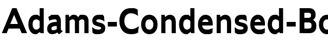 Adams Condensed Bold.ttf