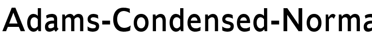Adams-Condensed Normal.ttf