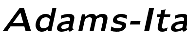 Adams Italic.ttf