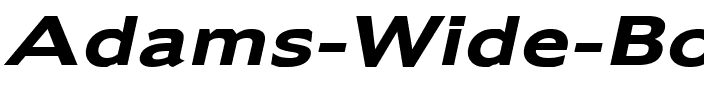 Adams Wide Bold Italic.ttf