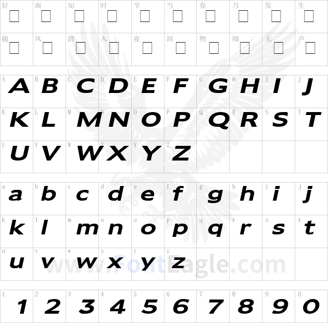 Adams-Wide-Bold-Italic