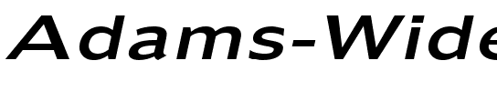 Adams Wide Italic.ttf