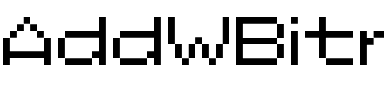AddWBitmap09 Regular.ttf