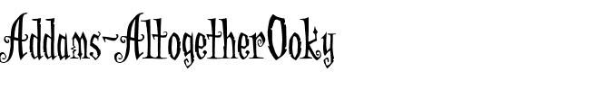 Addams AltogetherOoky.ttf