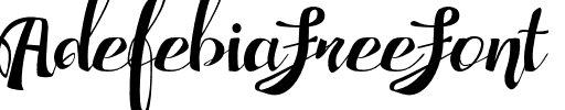 Adefebia Free Font Regular.otf