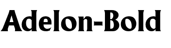 Adelon-Bold Regular.ttf