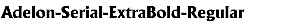 Adelon-Serial-ExtraBold Regular.ttf