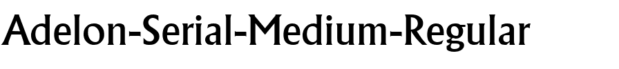 Adelon-Serial-Medium Regular.ttf