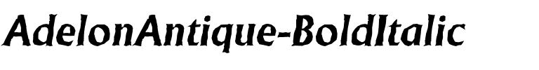 AdelonAntique BoldItalic.ttf