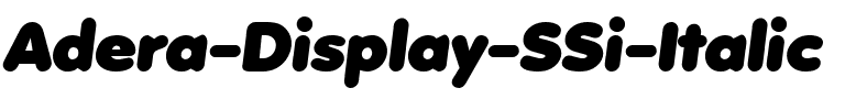 Adera Display SSi Italic.ttf