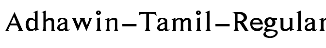 Adhawin-Tamil Regular.ttf