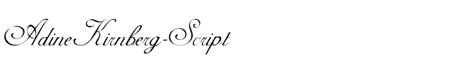 AdineKirnberg-Script Regular.ttf