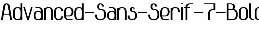 Advanced Sans Serif 7 Bold.ttf