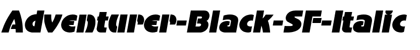 Adventurer Black SF Italic.ttf