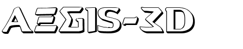 Aegis 3D Regular.ttf