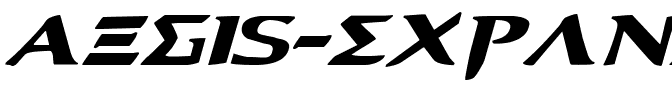 Aegis Expanded Italic Expanded Italic.ttf