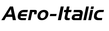 Aero Italic.ttf