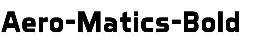 Aero Matics Bold.ttf