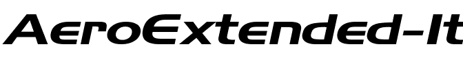 AeroExtended Italic.ttf