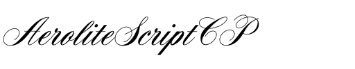 AeroliteScriptCP Medium.otf