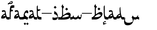 Afarat ibn Blady Regular.ttf