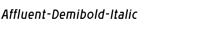 Affluent Demibold Italic.ttf