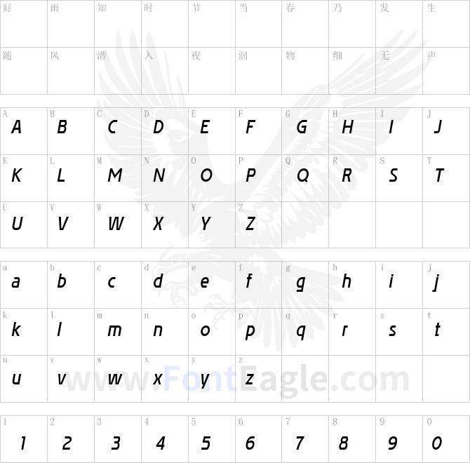 Affluent-Demibold-Italic