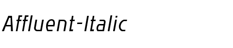 Affluent Italic.ttf