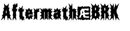Aftermath BRK Regular.ttf