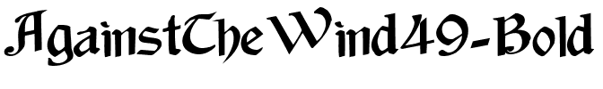 AgainstTheWind49 Bold.ttf