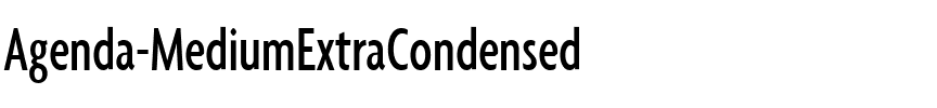 Agenda MediumExtraCondensed.ttf