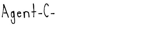 Agent ‘C’ Normal.ttf