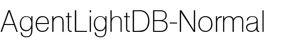 AgentLightDB Normal.ttf