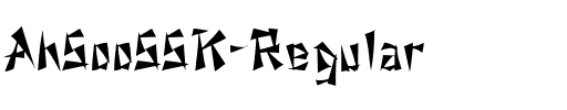 AhSooSSK Regular.ttf