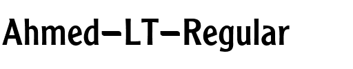 Ahmed LT Regular Regular.ttf