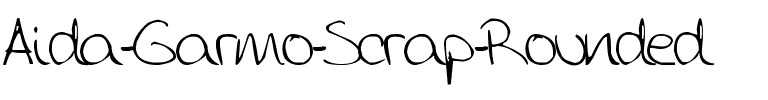 Aida Garmo - Scrap Rounded Normal.ttf