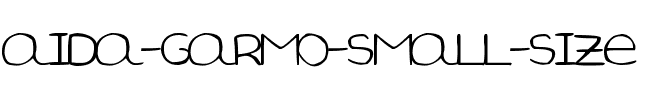 Aida Garmo - Small Size Normal.ttf