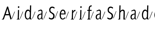 AidaSerifaShadow Regular.ttf