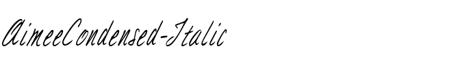 AimeeCondensed Regular.ttf