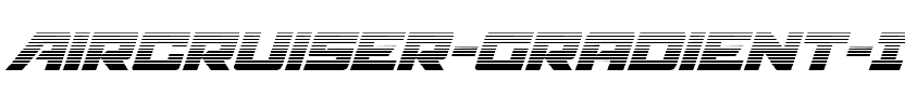 Aircruiser Gradient Italic Italic.ttf