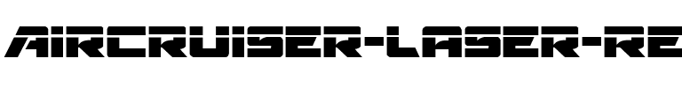 Aircruiser Laser Regular.ttf