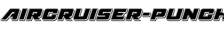 Aircruiser Punch Italic Italic.ttf