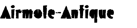 Airmole Antique Regular.ttf