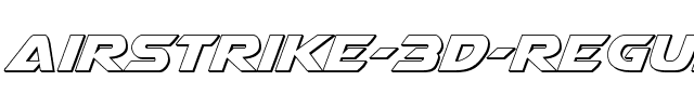 Airstrike 3D Regular.ttf