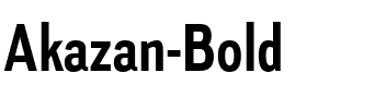 Akazan Bold.ttf